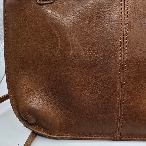 Fossil Leather Zip Around Crossbody Bag Purse - Picture 7 of 13